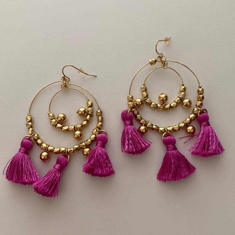 Lilly Pulitzer tassel earrings